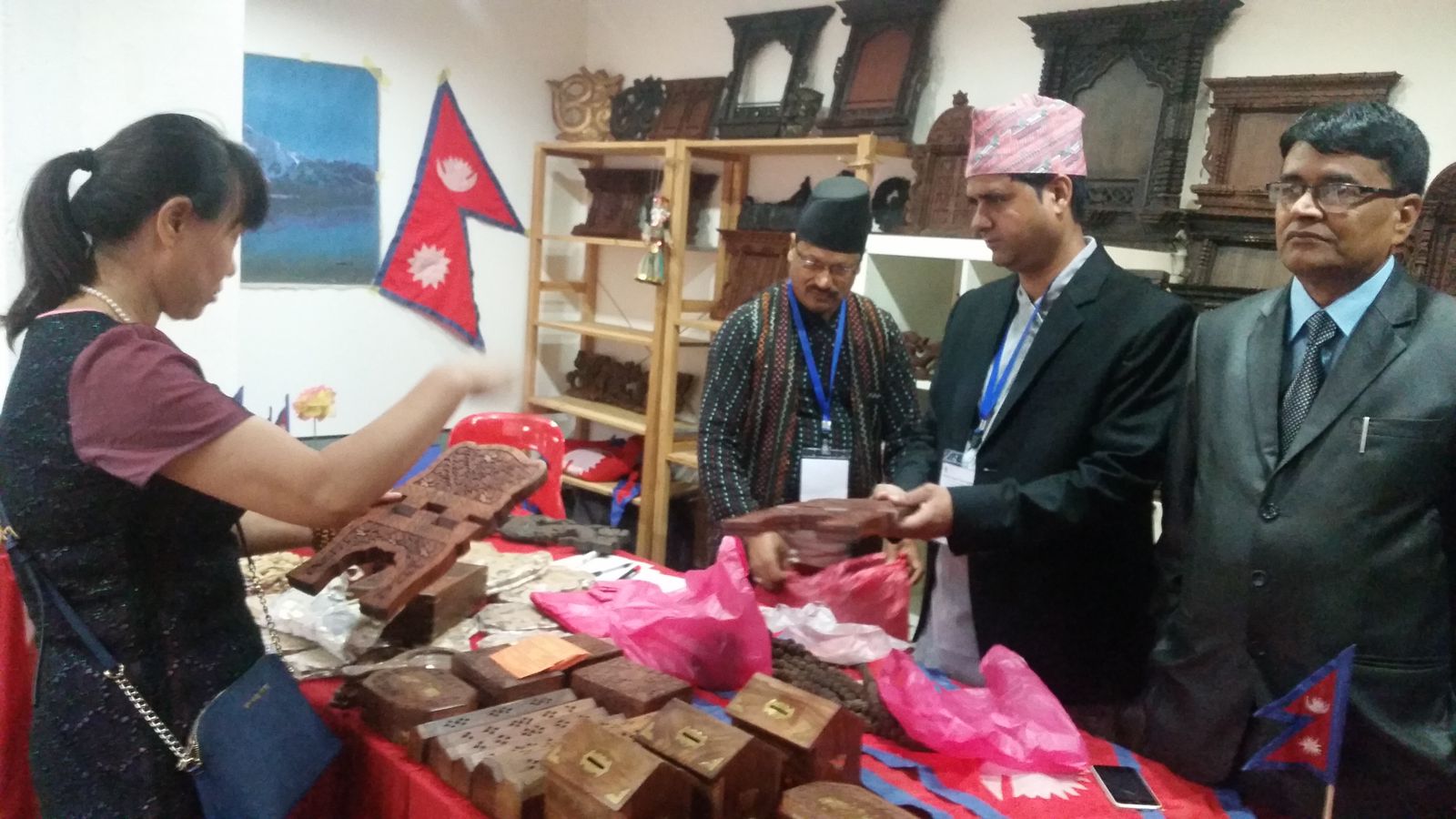 Nepali artisans at work